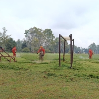 Operativo integral de aseo y mantenimiento en parques