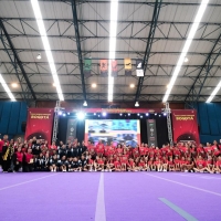 Equipo Bogotá en el II Campeonato Distrital de Porrismo 