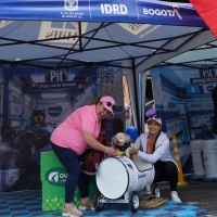 IDRD fortalece la Ciclovía de Bogotá con estaciones tipo “Pit Stop” para el bienestar de las mascotas