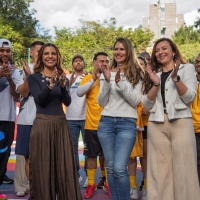 Tejidos Urbanos y Skechers se unieron para recuperar el Parque El Nogal