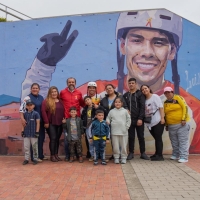 IDRD entregó mural en homenaje a Luis Rincón, referente bogotano