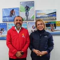 Director del IDRD con la ministra del Deporte