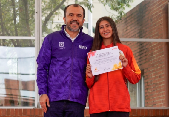 Homenaje a los deportistas del Equipo Bogotá