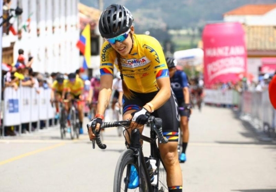 ciclista descansando