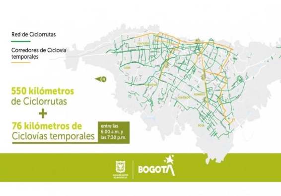 red de ciclovias de bogotá