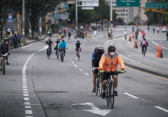 ciclistas de bogotá