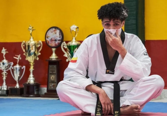 david paz con uniforme de tekondo