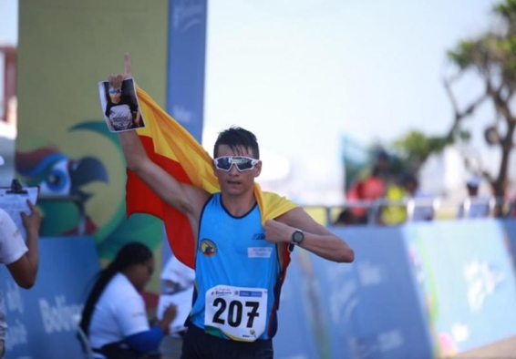 deportista corriendo