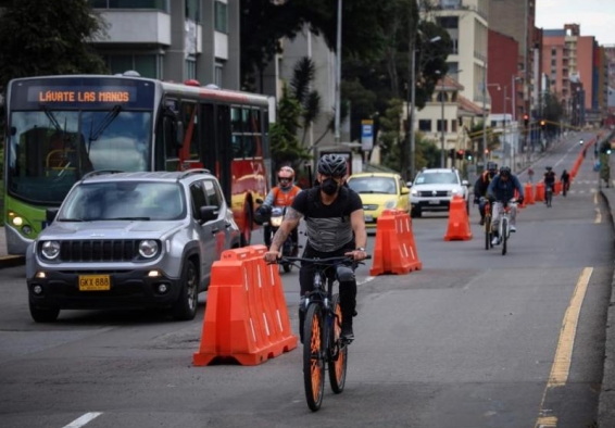 ciclistas de bogotá