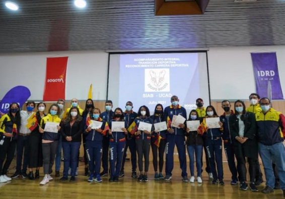 deportistas con certificados