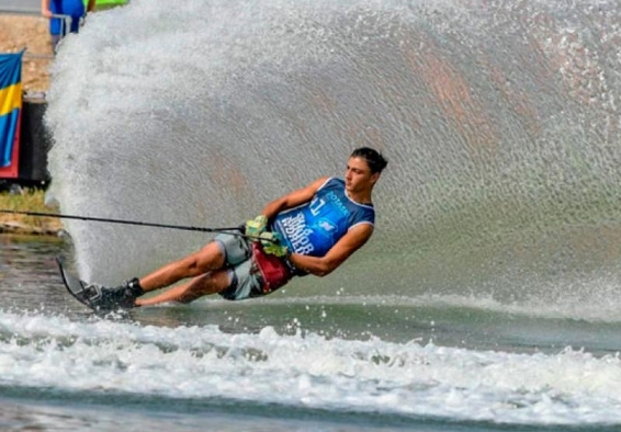 deportista de esquí