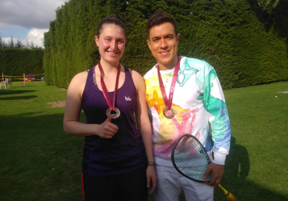 jugadores de squash