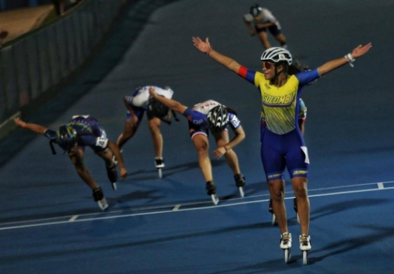 deportista celebrando