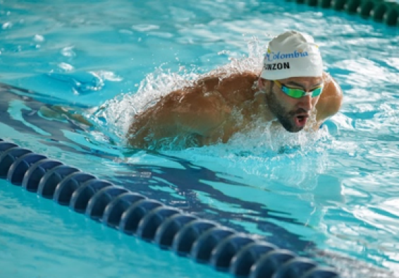 Omar Pinzón en competencia