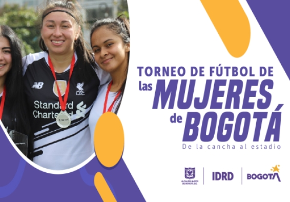 letrero publicitario Torneo de Fútbol de las Mujeres