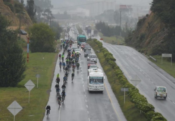 ciclistas de bogotá