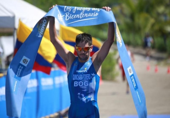 Carlos Quinchará corriendo