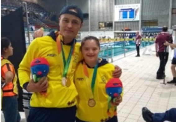 Yeimy Cortés y Jaider Hernández deportistas