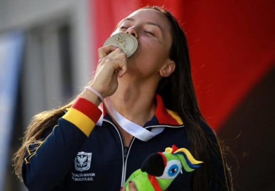 deportista celebrando