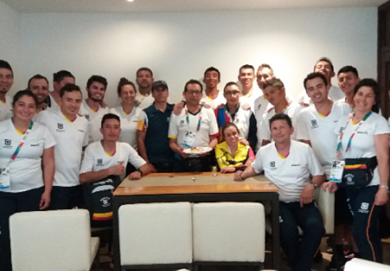 Equipo de paracycling de Bogotá