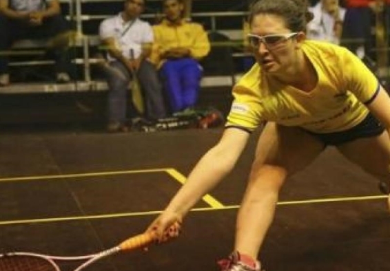 Deportista de squash, Laura Tovar