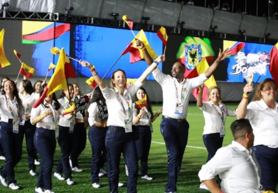 deportista celebrando