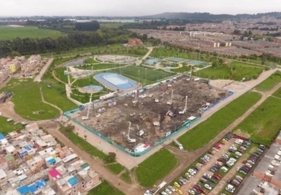 vista aérea del CEFE Fontanar