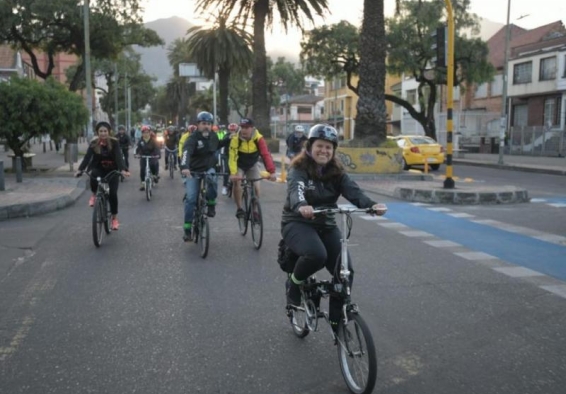 ciclistas de bogotá
