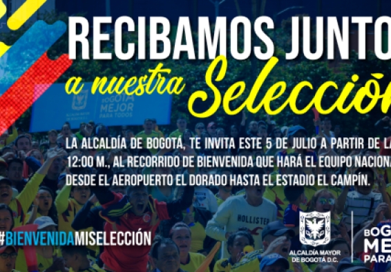 Convocatoria para dar la bienvenida a la selección
