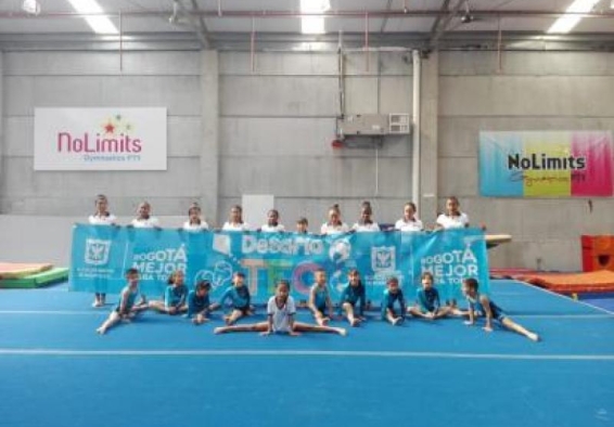 Equipo infantil de porristas 