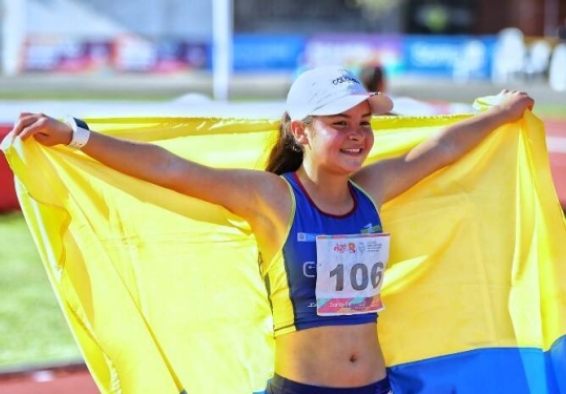 Ruby Dayana Segura, medalla de oro en los 5 kilómetros marcha. Foto cortesía COC.