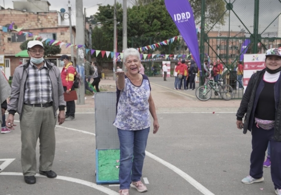 Evento de Juegos Tradicionales en Suba, de Es Deporte Local. Foto: IDRD