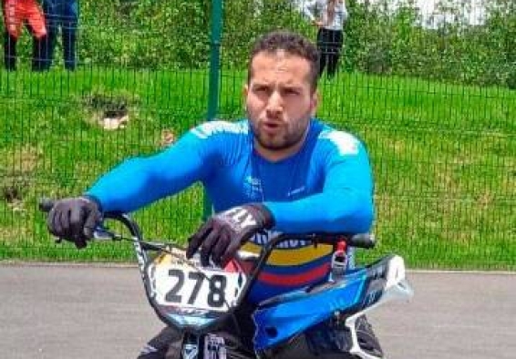 Carlos Ramírez, deportista de BMX, es una de las cartas del Equipo Bogotá para ganar el oro en los Bolivarianos. Foto: IDRD. 