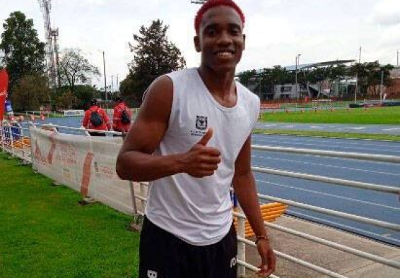 Ronal Longa, quien se prepara para el Mundial Sub-20 en Cali, correrá en España. Foto: IDRD.