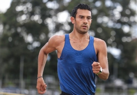 Eider Arévalo compite en los 20 km marcha en el Mundial de Oregón. Foto: IDRD.