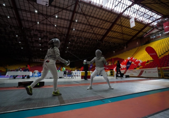 Competencia de esgrima Juegos Distritales de la Juventud