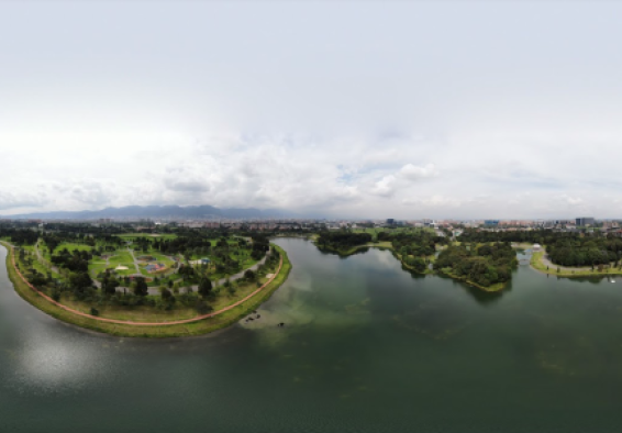 Lago del parque Simón Bolívar
