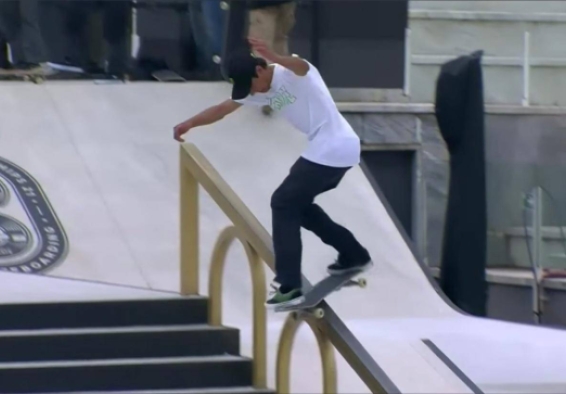 Luis Jhancarlos González en competencia