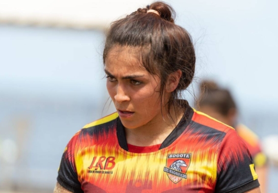 Laura Valentina Álvarez Silva, la cuota del rugby bogotano en los Juegos Centroamericanos y del Caribe de Mar y Playa. Foto IDRD Andrés ROT.