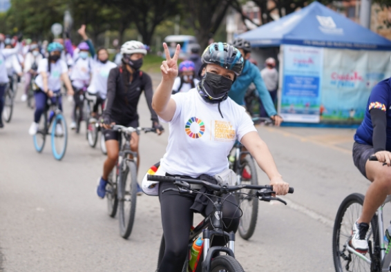 Mujeres en Ciclovía