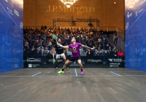 Miguel Ángel Rodríguez tuvo un buen comienzo del 2023 al ser semifinalistas en el JP Morgan Torneo de Campeones en New York. Foto Prensa PSA.