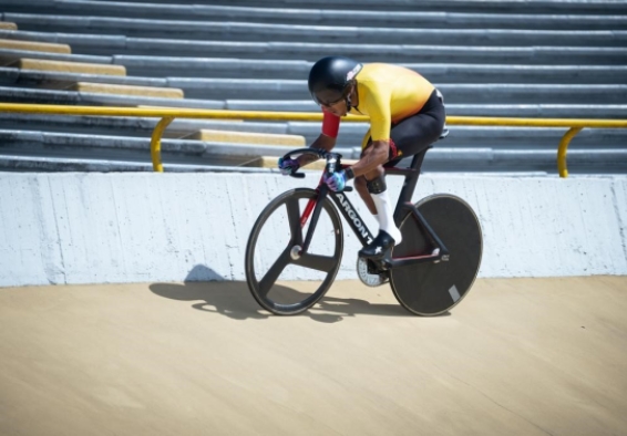 Diego Dueñas compite en la Copa Mundo de Paracycling en Estados Unidos. Foto IDRD.