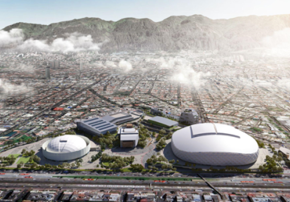 Render Complejo Deportivo y Cultural El Campín
