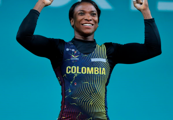 Yenny Álvarez, de nuevo en lo más alto del podio; es campeona en Juegos Panamericanos. Foto cortesía COC.