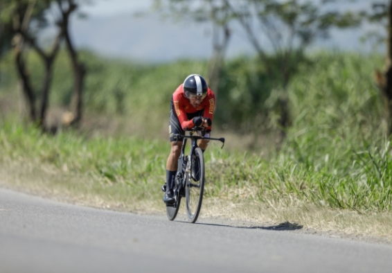 Juan Andrés Gómez, campeón nacional en la prueba contrarreloj individual categoría C4.