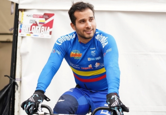 Carlos Ramírez comienza la temporada 2024 de BMX en Nueva Zelanda. Foto IDRD.