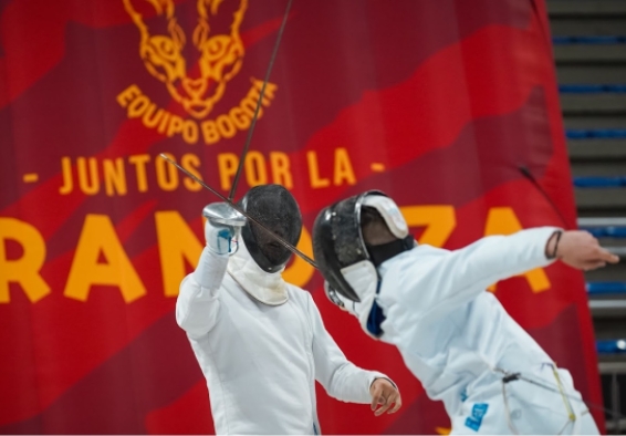 Bogotá fue segunda en la Copa Nacional de Esgrima. Foto IDRD.
