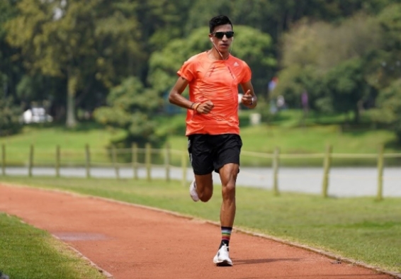 Iván González quiere asegurar este domingo su cupo a París 2024. Foto IDRD.