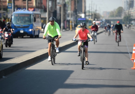 Bicicarril en día sin carro