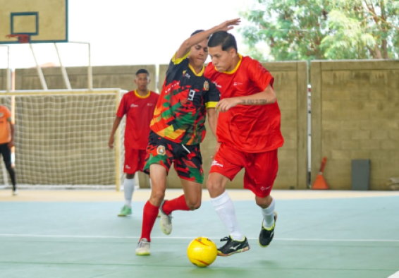 Juegos Intercolegiados 10 de abril Fútbol de salón